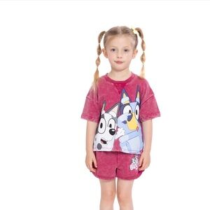 Kids Bluey Cartoon Character Matching Set -